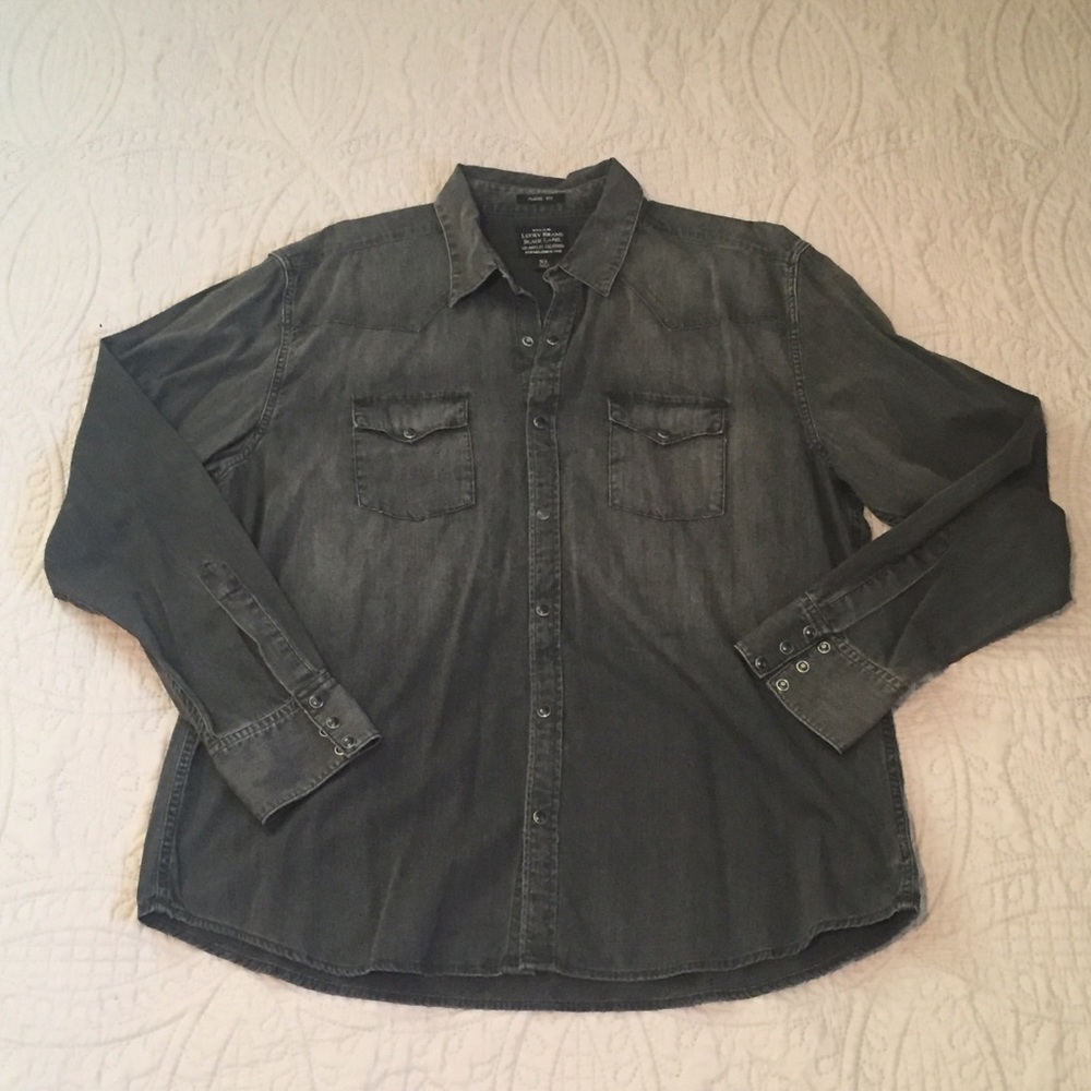 EUC Lucky Brand Black Label Button-down